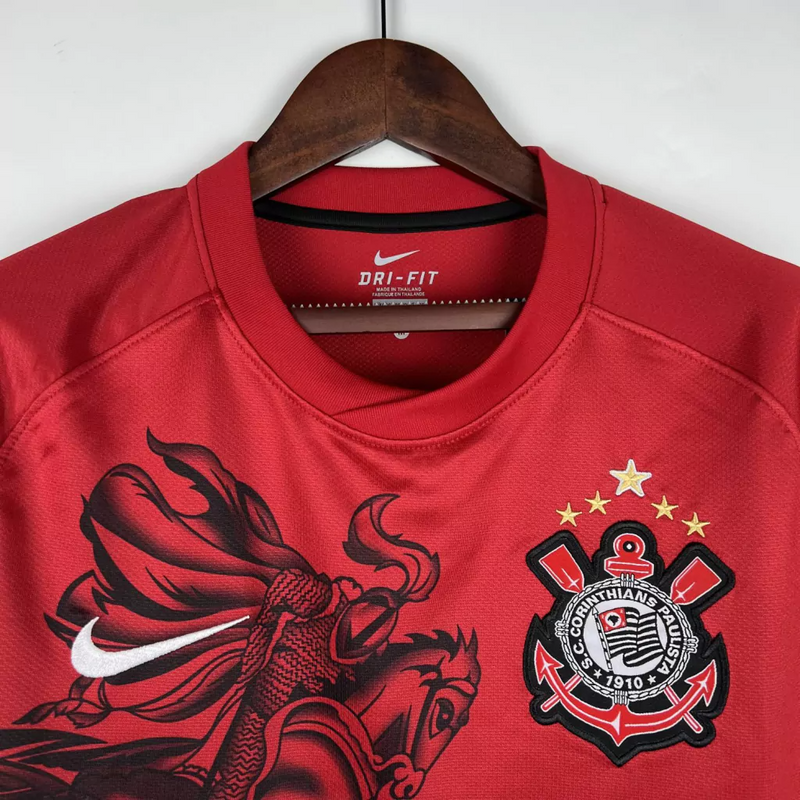 Camisa Corinthians Third 2011/12 - Retrô Nike Masculino - Vermelho