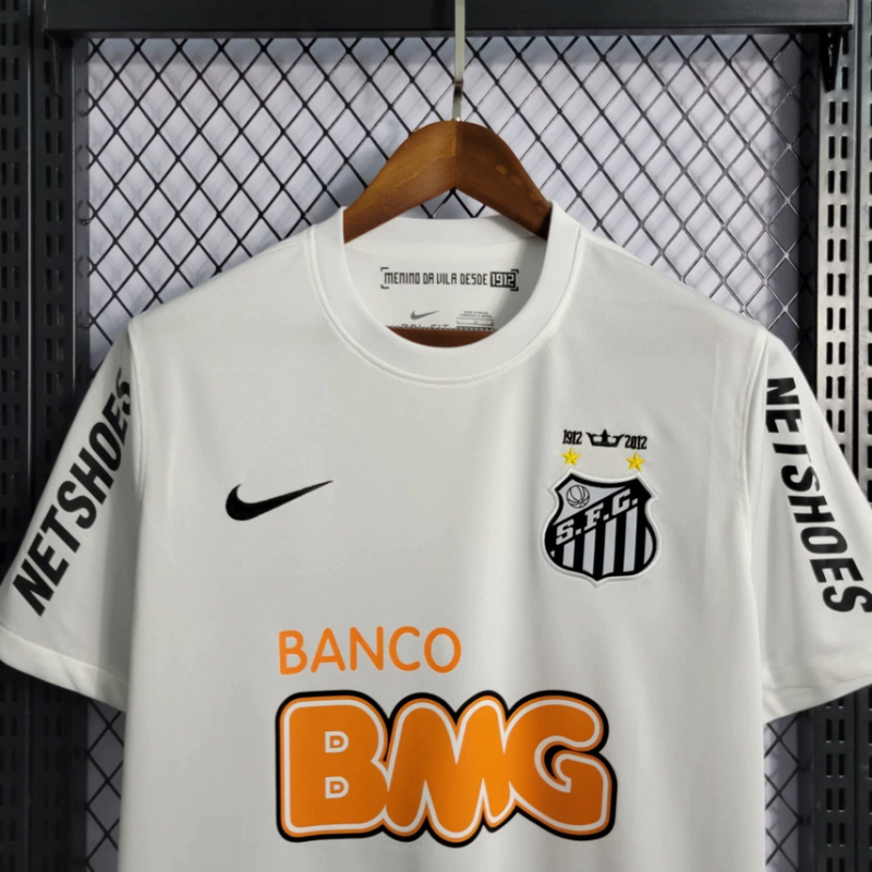 Camisa Santos Home 2012/13 - Retrô Nike Masculino - Branco