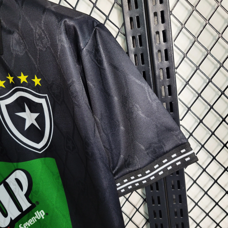 Camisa Botafogo Third 1995/96 - Retrô Finta Masculino - Preto