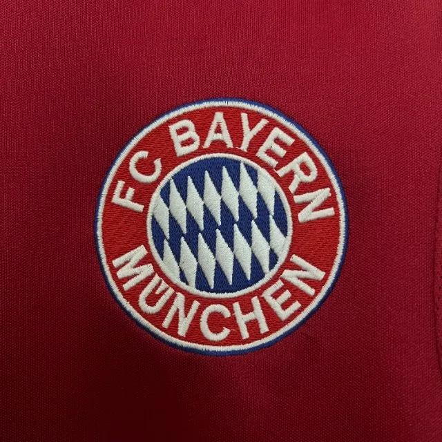 Camisa Bayern de Munique Home 2004/05 - Retrô Adidas Masculino - Vermelho e Branco