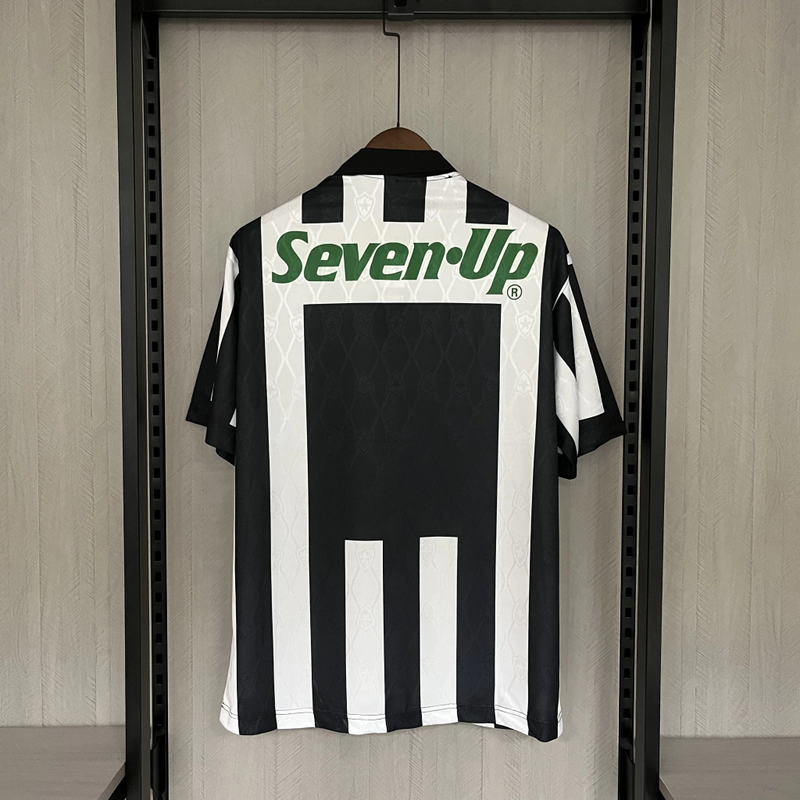 Camisa Botafogo Home 1995/96 - Retrô Finta Masculino - Preto e Branco