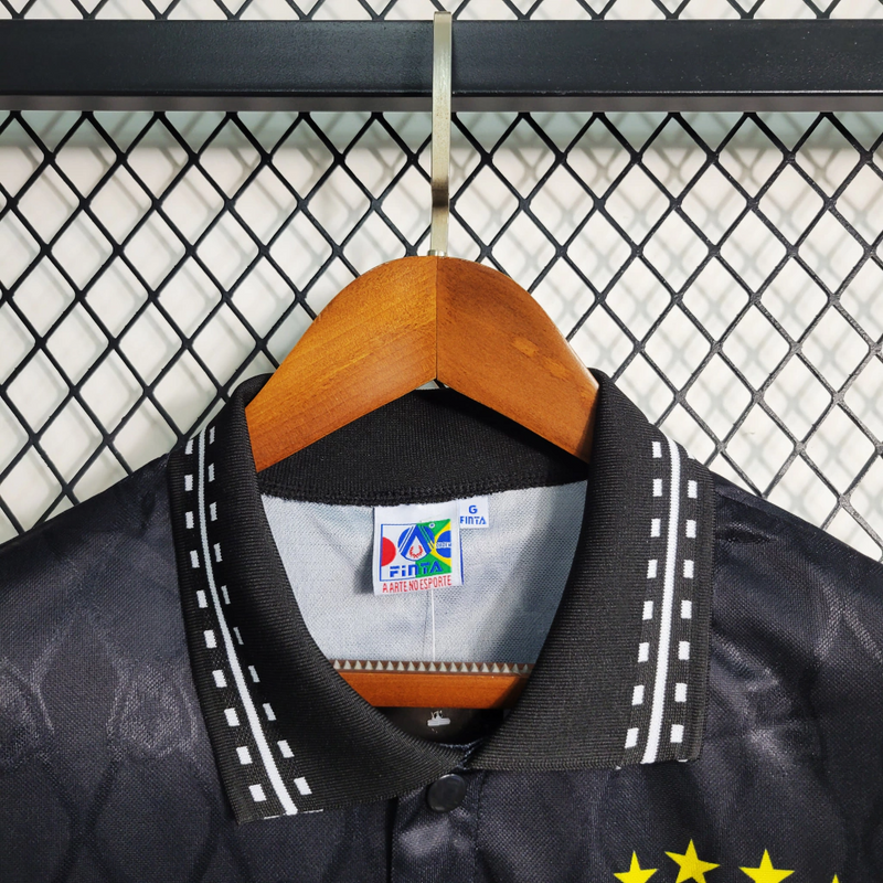 Camisa Botafogo Third 1995/96 - Retrô Finta Masculino - Preto