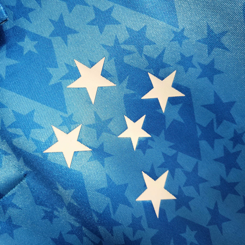 Camisa Cruzeiro Home 1993/94 - Retrô Finta Masculino - Azul