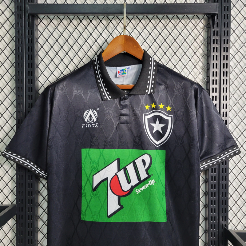 Camisa Botafogo Third 1995/96 - Retrô Finta Masculino - Preto