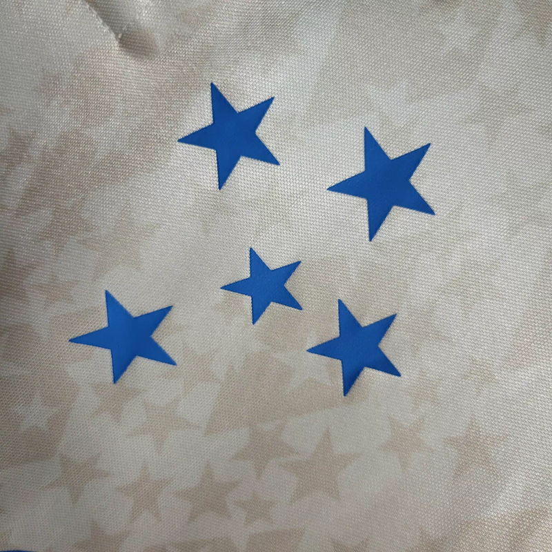 Camisa Cruzeiro Away 1993/94 - Retrô Finta Masculino - Branco