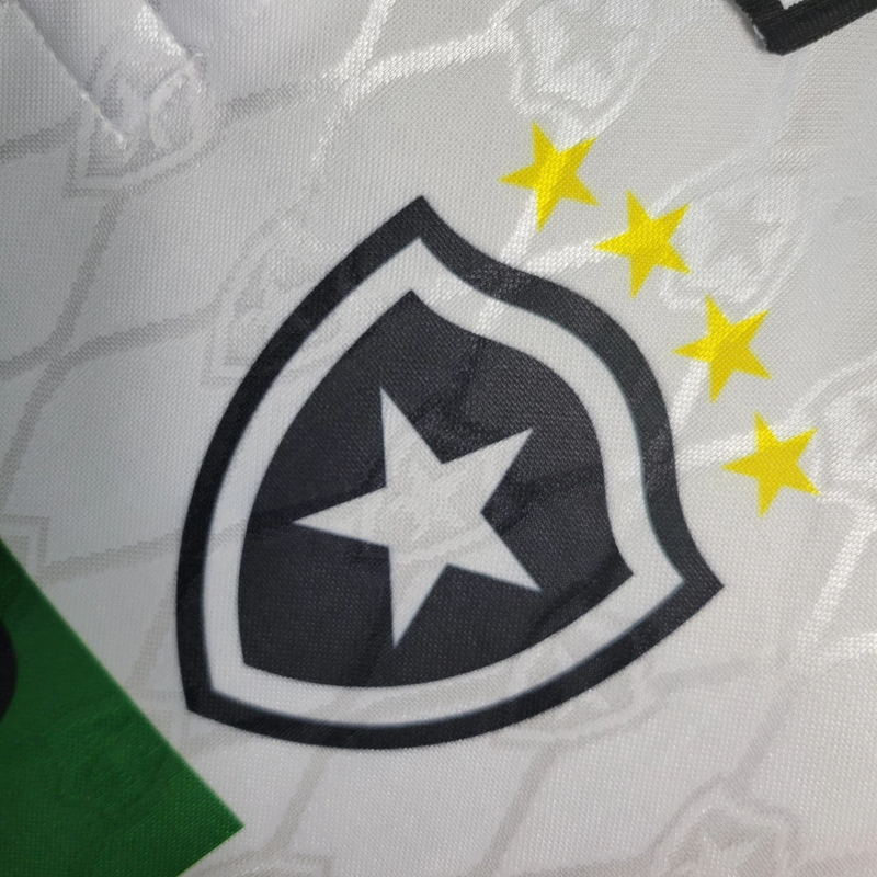 Camisa Botafogo Away 1995/96 - Retrô Finta Masculino - Branco