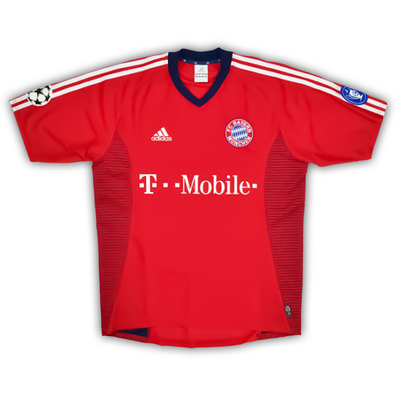 Camisa Bayern de Munique Third 2002/03 - Retrô Adidas Masculino - Vermelho
