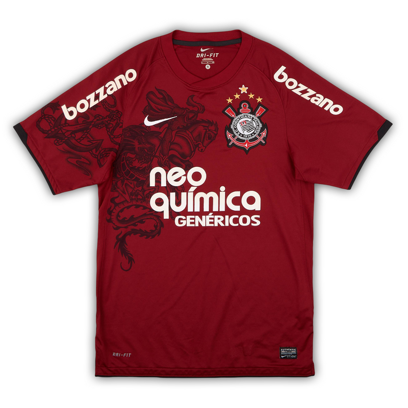 Camisa Corinthians Third 2011/12 - Retrô Nike Masculino - Vermelho