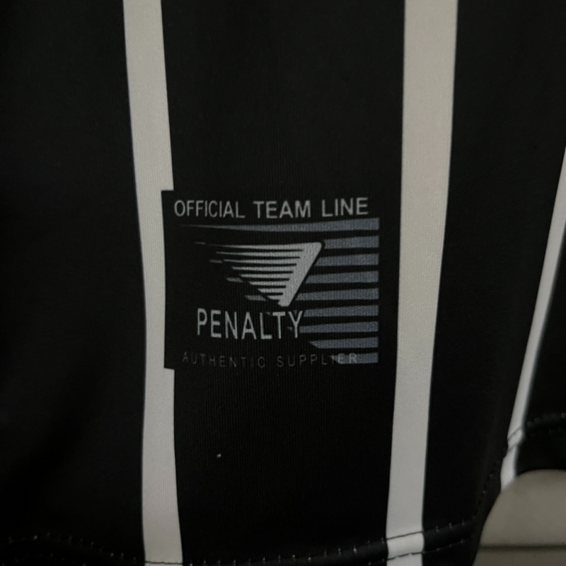 Camisa Corinthians Away 1996/97 - Retrô Penalty Masculino - Preto e Branco