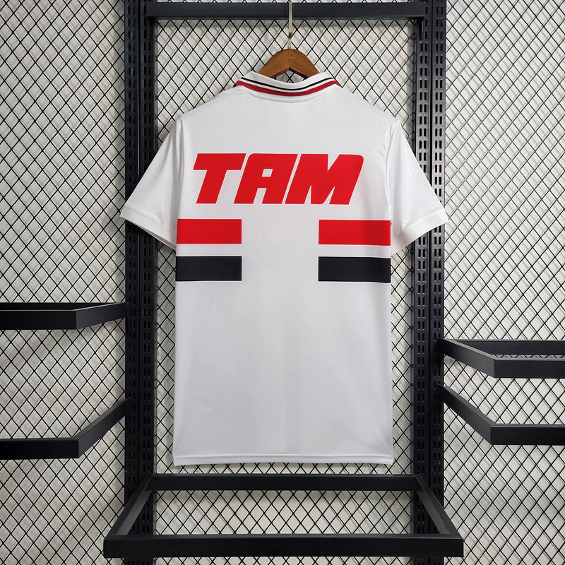 Camisa São Paulo Home 1993/94 - Retrô Penalty Masculino - Branco