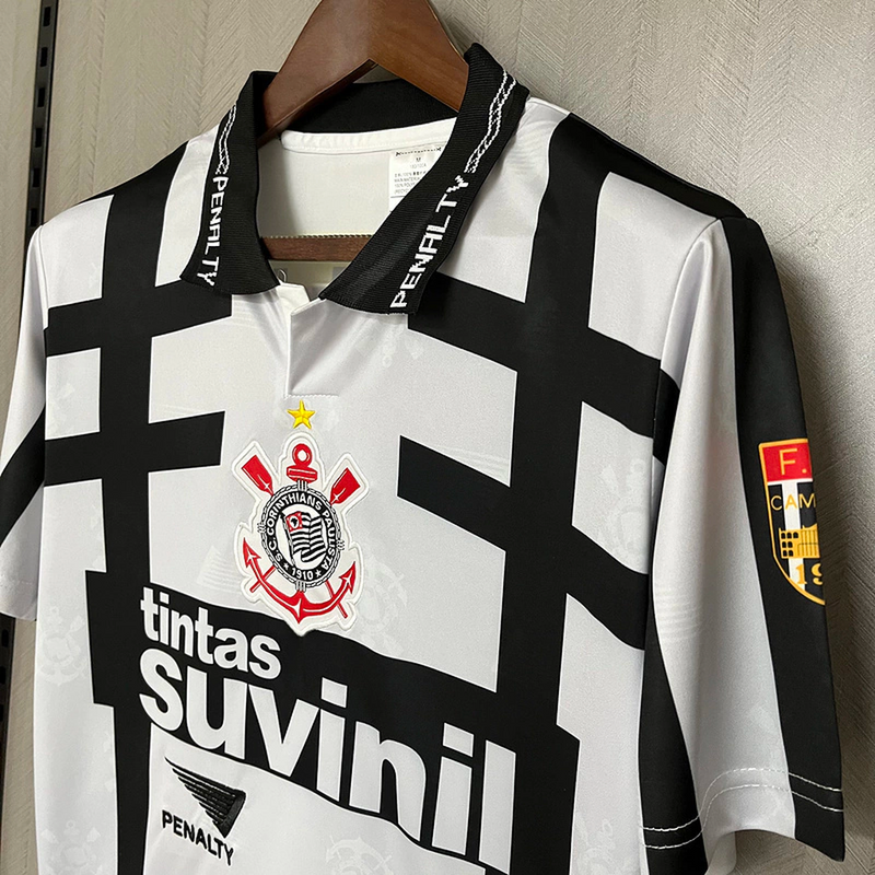 Camisa Corinthians Home 1996/97 - Retrô Penalty Masculino - Branco