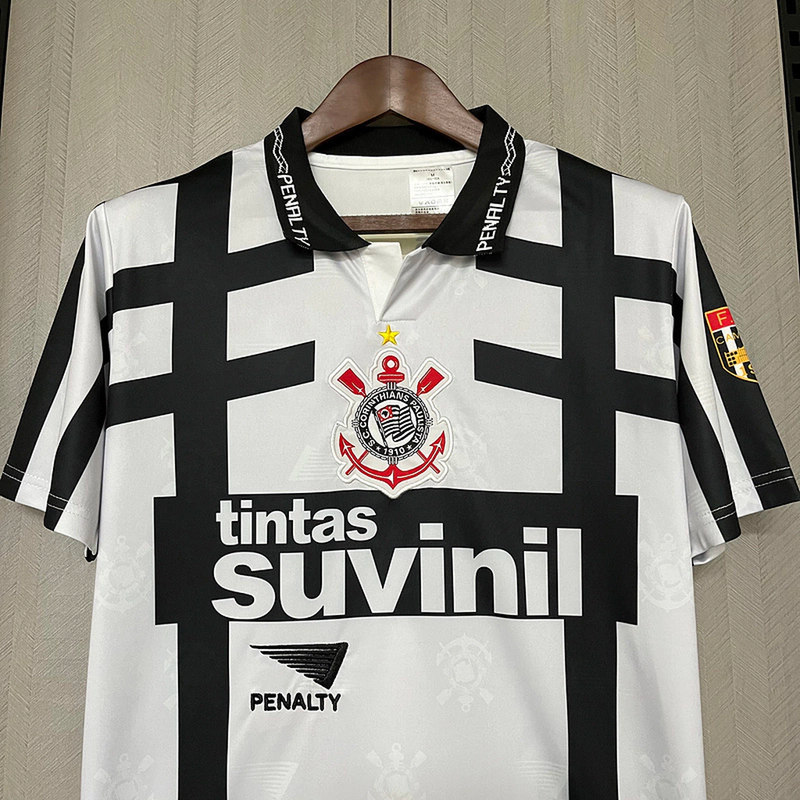 Camisa Corinthians Home 1996/97 - Retrô Penalty Masculino - Branco