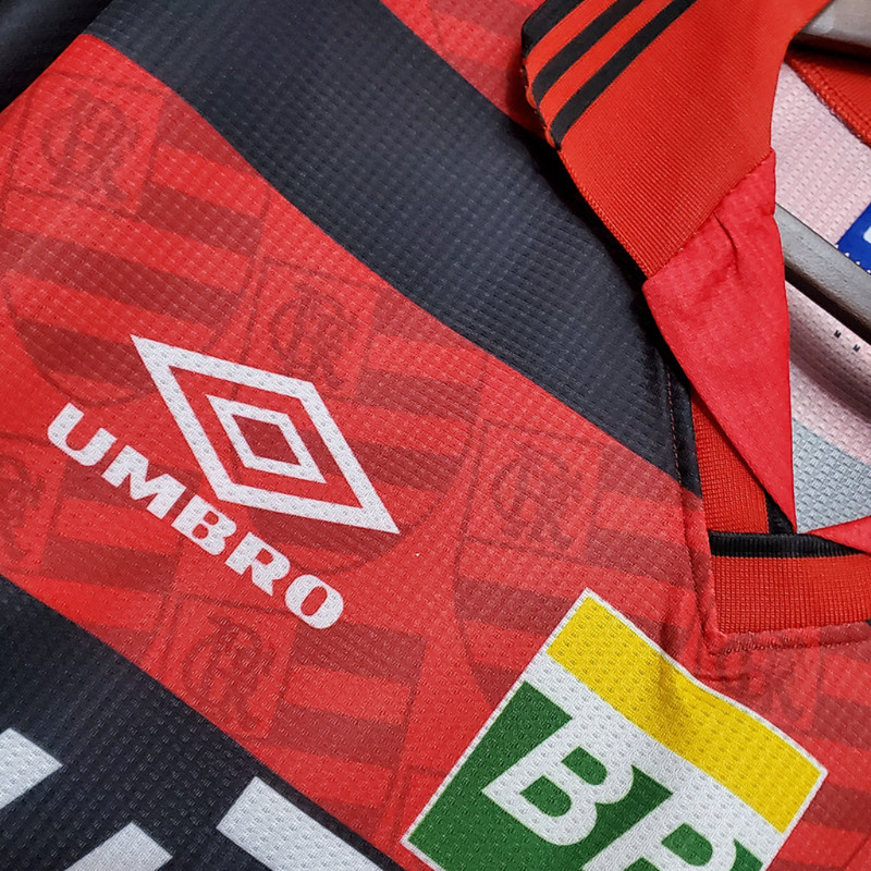 Camisa Flamengo Home 1995/96 - Retrô Umbro Masculino - Vermelho
