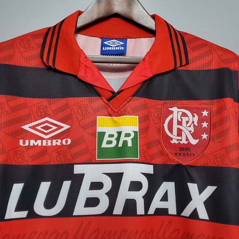 Camisa Flamengo Home 1995/96 - Retrô Umbro Masculino - Vermelho