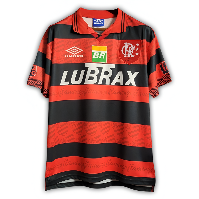 Camisa Flamengo Home 1995/96 - Retrô Umbro Masculino - Vermelho