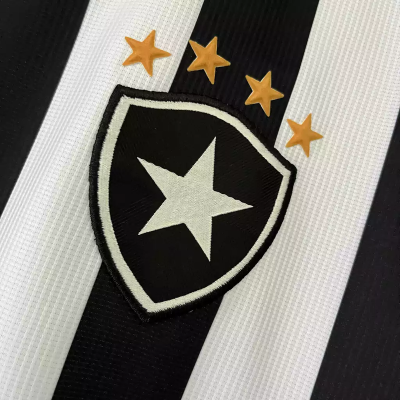 Camisa Botafogo Home 1999/00 - Retrô Topper Masculino - Preto e Branco
