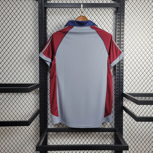 Camisa Bayern de Munique Third 1999/00 - Retrô Adidas Masculino - Branco e Vermelho