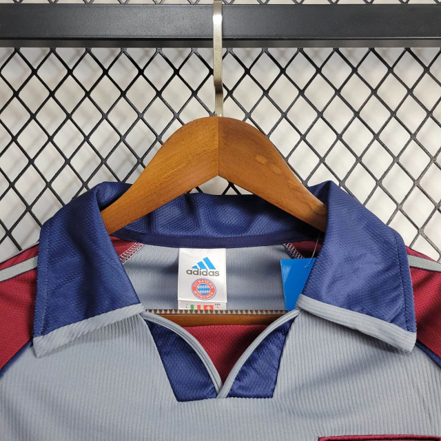 Camisa Bayern de Munique Third 1999/00 - Retrô Adidas Masculino - Branco e Vermelho