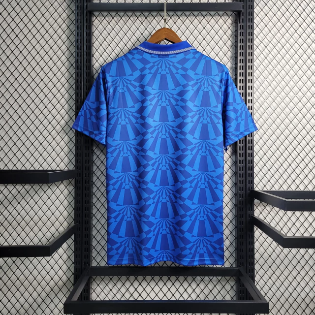 Camisa Napoli Home 1991/93 - Retrô Umbro Masculino - Azul