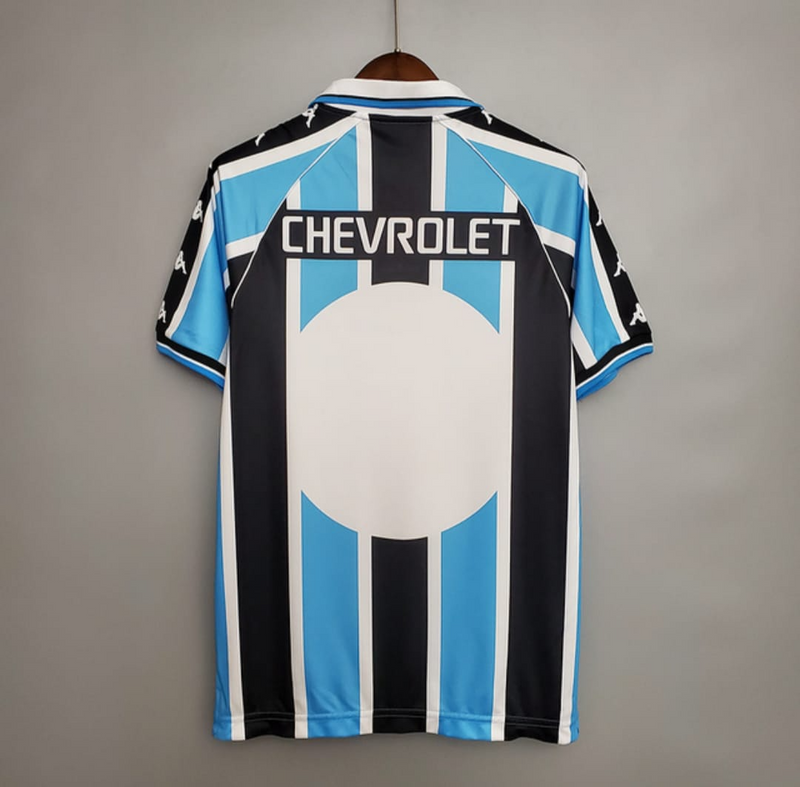 Camisa Grêmio Home 2000/01 - Retrô Kappa Masculino - Tricolor