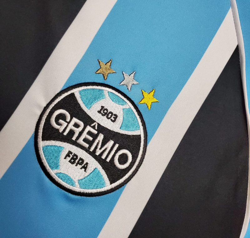 Camisa Grêmio Home 2000/01 - Retrô Kappa Masculino - Tricolor