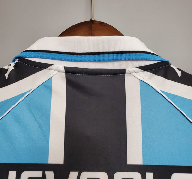 Camisa Grêmio Home 2000/01 - Retrô Kappa Masculino - Tricolor
