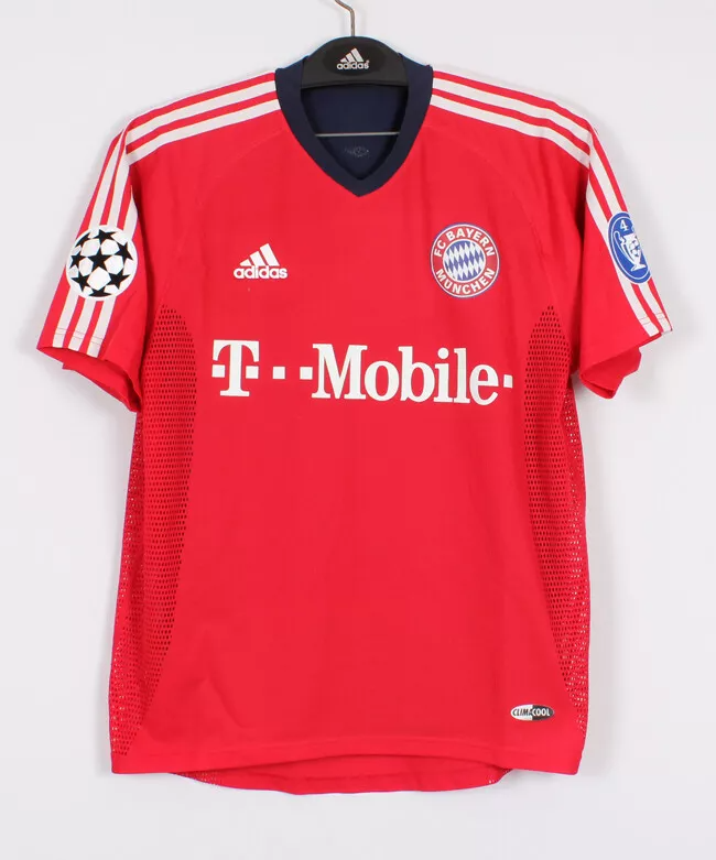 Camisa Bayern de Munique Third 2002/03 - Retrô Adidas Masculino - Vermelho